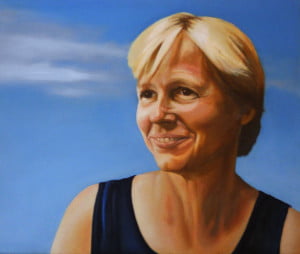 Anneke - olie op linnen 45x60cm